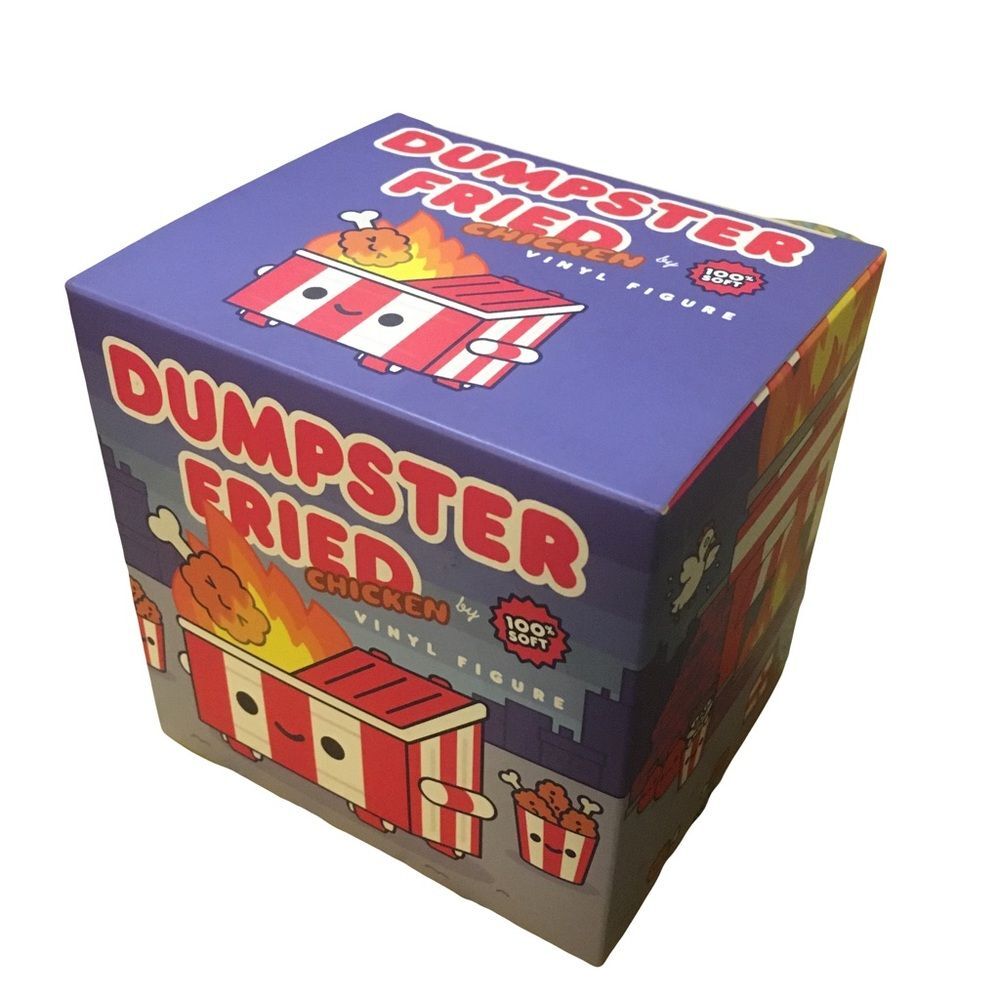Dumpster Fire Fried Chicken Vinyl Figure by 100% Soft